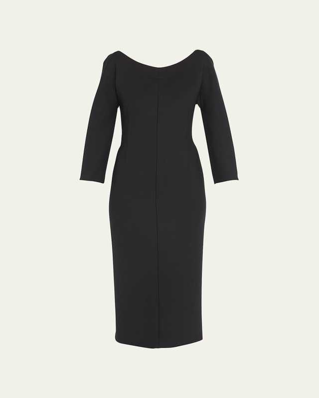 Tulip Backless Midi Dress
